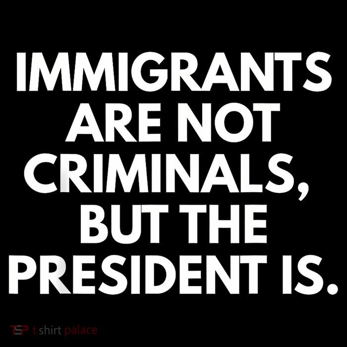 Immigrants Are Not Criminals But The President Is Funny Wool Snapback Cap
