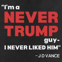IM A Never Trump Guy I Never Liked Him 7 Panel Mesh Trucker Snapback Hat