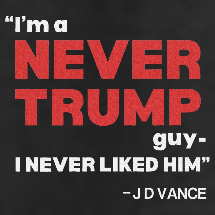 IM A Never Trump Guy I Never Liked Him 7 Panel Mesh Trucker Snapback Hat