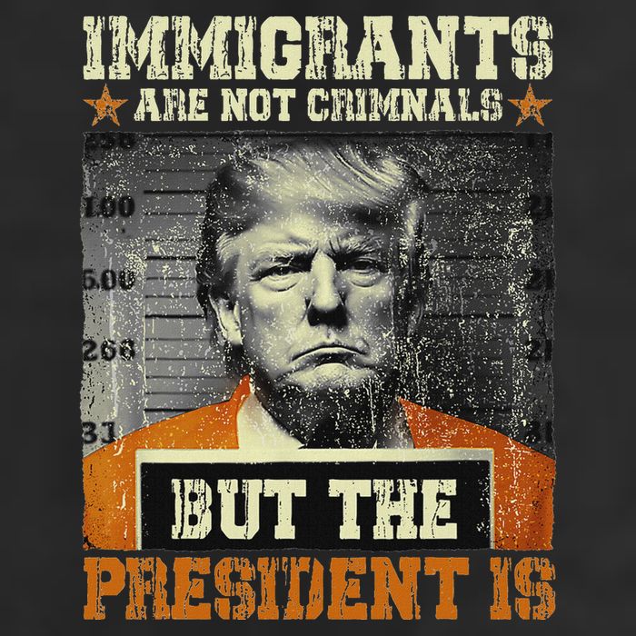 Immigrants Are Not Criminals But The President Is Funny Hat