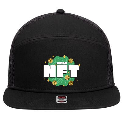 I'm A NFT 7 Panel Mesh Trucker Snapback Hat