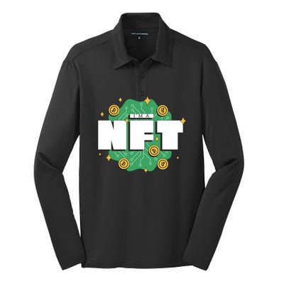 I'm A NFT Silk Touch Performance Long Sleeve Polo