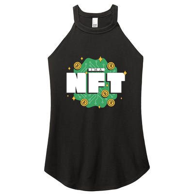 I'm A NFT Women's Perfect Tri Rocker Tank
