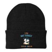 I Am Not Short I Am Penguin Size Funny Lazy Penguin Lover  Knit Cap Winter Beanie