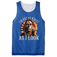 I Am Not As White As I Look Mesh Reversible Basketball Jersey Tank