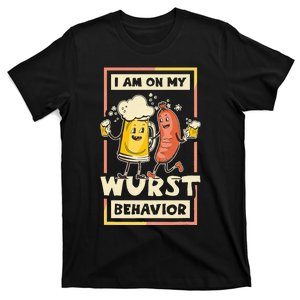 I Am On My Wurst Behavior Oktoberfest T-Shirt