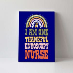 I Am One Thankful Endoscopy Nurse Bohemian Thanksgiving Cool Gift Canvas