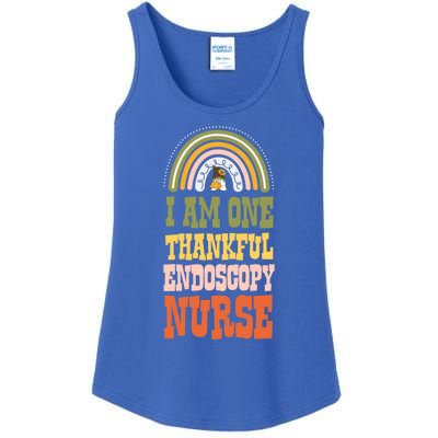 I Am One Thankful Endoscopy Nurse Bohemian Thanksgiving Cool Gift Ladies Essential Tank