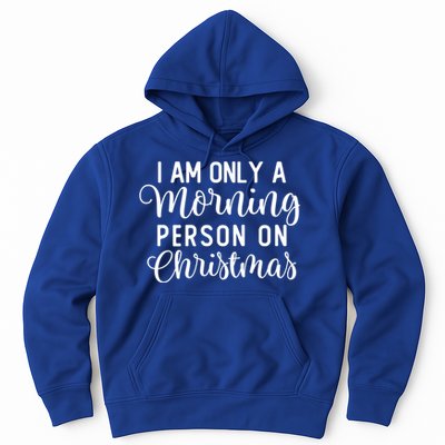 I Am Only A Morning Person On Christmas Xmas Holiday Santa Meaningful Gift Hoodie