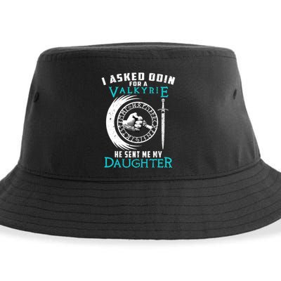 I Asked Odin For A Valkyrie He Sent Me My Daughter Viking Sustainable Bucket Hat