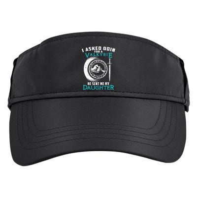 I Asked Odin For A Valkyrie He Sent Me My Daughter Viking Adult Drive Performance Visor