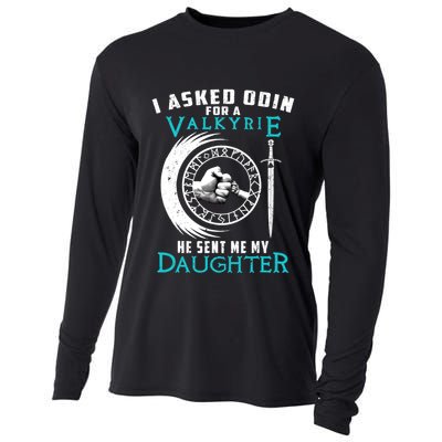 I Asked Odin For A Valkyrie He Sent Me My Daughter Viking Cooling Performance Long Sleeve Crew
