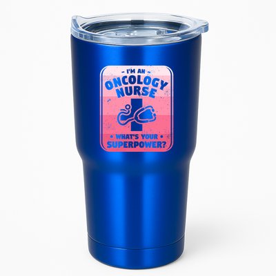 Im An Oncology Nurse Whats Your Superpower Oncologist Gift Tumbler
