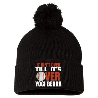 It Ain't Over Till It's Over Pom Pom 12in Knit Beanie