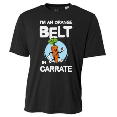 IM An Orange Belt In Carrate For A Vegans And Vegetarians Cooling Performance Crew T-Shirt