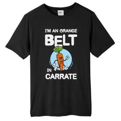 IM An Orange Belt In Carrate For A Vegans And Vegetarians Tall Fusion ChromaSoft Performance T-Shirt