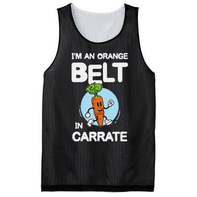 IM An Orange Belt In Carrate For A Vegans And Vegetarians Mesh Reversible Basketball Jersey Tank