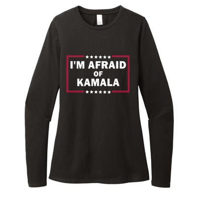 IM Afraid Of Kamala Funny Gift Womens CVC Long Sleeve Shirt