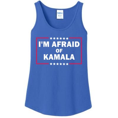 IM Afraid Of Kamala Funny Gift Ladies Essential Tank