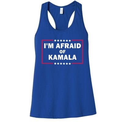 IM Afraid Of Kamala Funny Gift Women's Racerback Tank