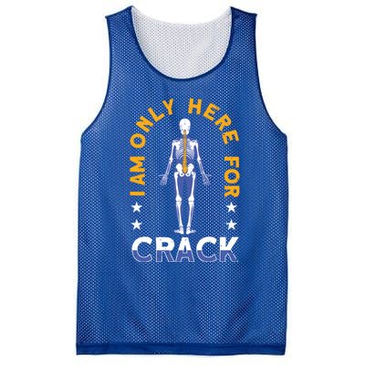 I Am Only Here For Crack Cute Gift Mesh Reversible Basketball Jersey Tank