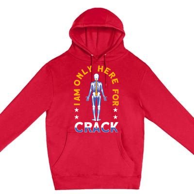 I Am Only Here For Crack Cute Gift Premium Pullover Hoodie