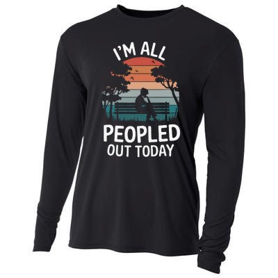 IM All Peopled Out Today Cooling Performance Long Sleeve Crew