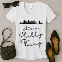 It's A Philly Thing Its A Philly Thing Philadelphia Football Women's V-Neck T-Shirt