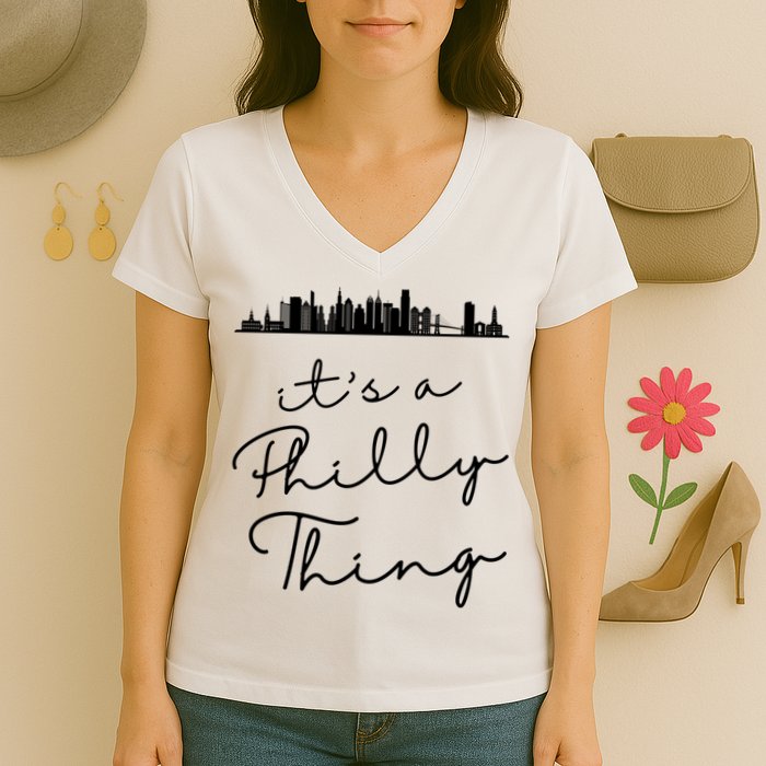 It's A Philly Thing Its A Philly Thing Philadelphia Football Women's V-Neck T-Shirt