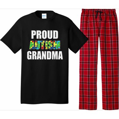 I'm A Proud Autism Grandma Autism Awareness Pajama Set