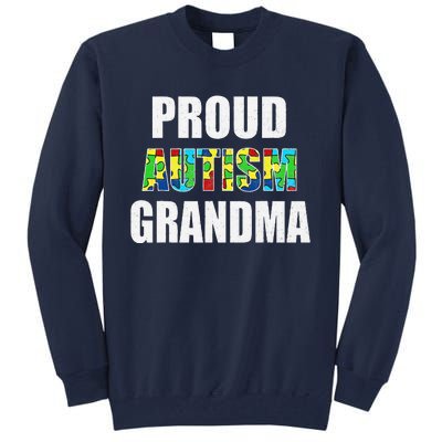 I'm A Proud Autism Grandma Autism Awareness Tall Sweatshirt