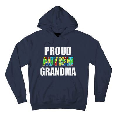 I'm A Proud Autism Grandma Autism Awareness Tall Hoodie