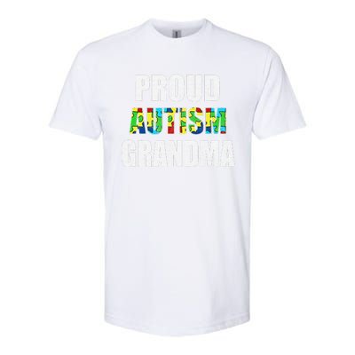 I'm A Proud Autism Grandma Autism Awareness Softstyle CVC T-Shirt