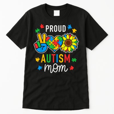 I'm A Proud Autism Mom Autism Awareness For Mom  Tall T-Shirt