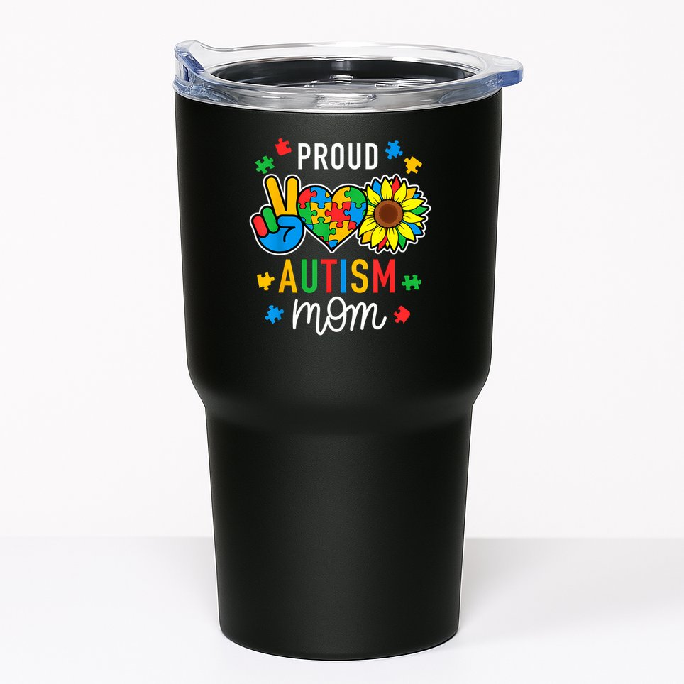 I'm A Proud Autism Mom Autism Awareness For Mom  Tumbler