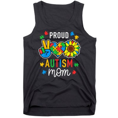I'm A Proud Autism Mom Autism Awareness For Mom  Tank Top
