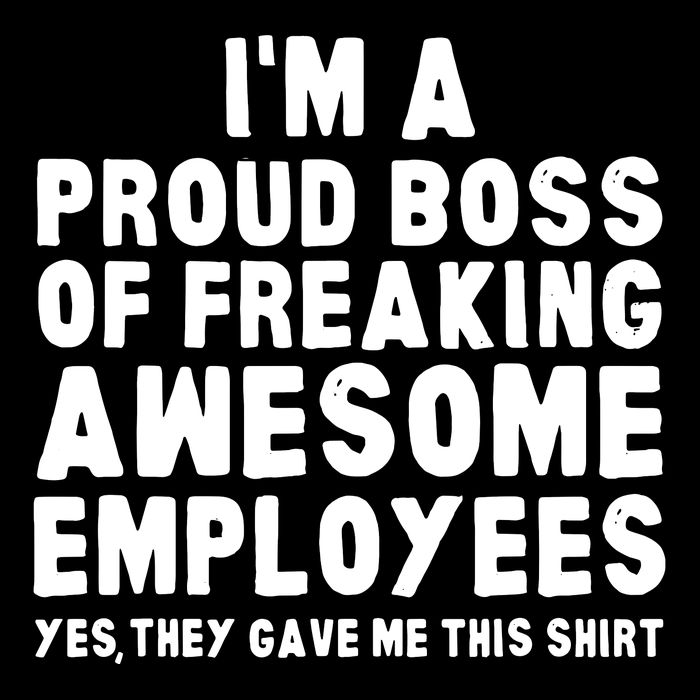 Im A Proud Boss Of Freaking Awesome Employees 16 in Basic Backpack