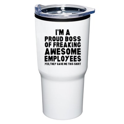 Im A Proud Boss Of Freaking Awesome Employees Tumbler
