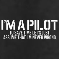 Im A Pilot To Save Time Never Wrong Aviation Premium Pullover Hoodie