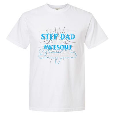 Im A Proud Step Dad Of An Awesome Daughter Stepdad Cool Gift Garment-Dyed Heavyweight T-Shirt