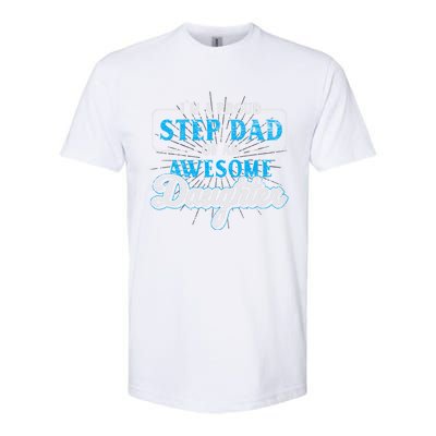 Im A Proud Step Dad Of An Awesome Daughter Stepdad Cool Gift Softstyle CVC T-Shirt