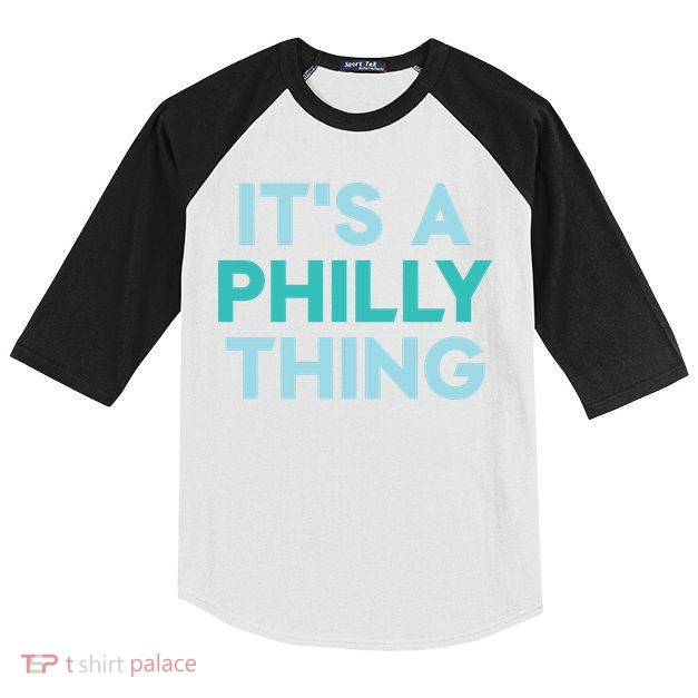 It's A Philly Thing Eagles Football Kids Colorblock Raglan Jersey