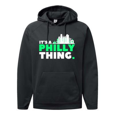 It's A Philly Thing Its A Philly Thing Philadelphia Football Performance Fleece Hoodie