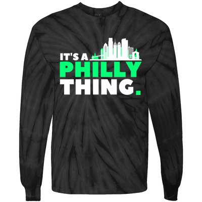 It's A Philly Thing Its A Philly Thing Philadelphia Football Tie-Dye Long Sleeve Shirt