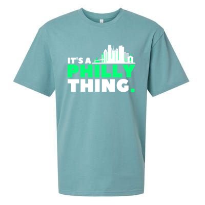 It's A Philly Thing Its A Philly Thing Philadelphia Football Sueded Cloud Jersey T-Shirt