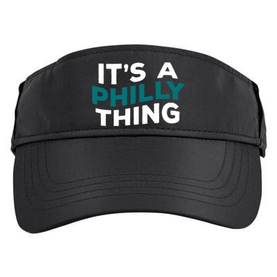 It's A Philly Thing Philadelphia Football Adult Drive Performance Visor