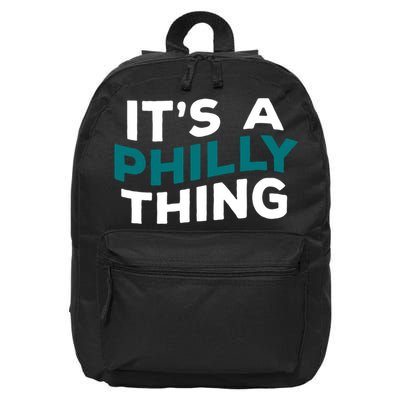 It's A Philly Thing Philadelphia Football 16 in Basic Backpack