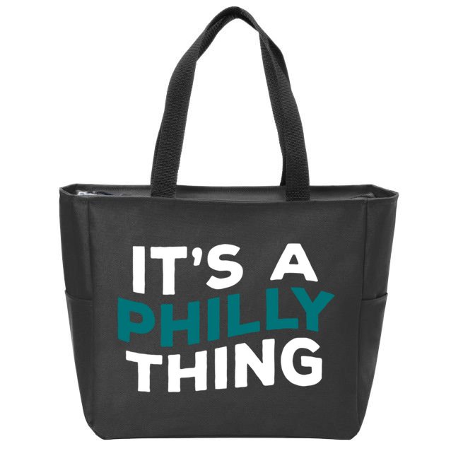 It's A Philly Thing Philadelphia Football Zip Tote Bag