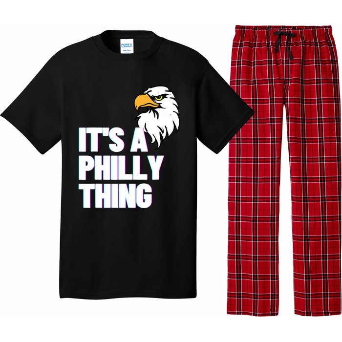 IT'S A PHILLY THING - Its A Philadelphia Thing Fan Lover Tee Pajama Set