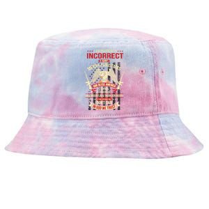 I Am Politically Incorrect I Say Merry Christmas Cool Gift Tie-Dyed Bucket Hat